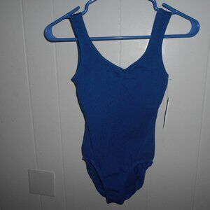 Blue Bloch Leotard-- Small Adult-  NWTag